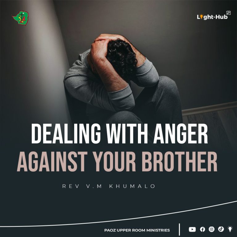 Dealing with Anger – What causes Anger – Upper Room